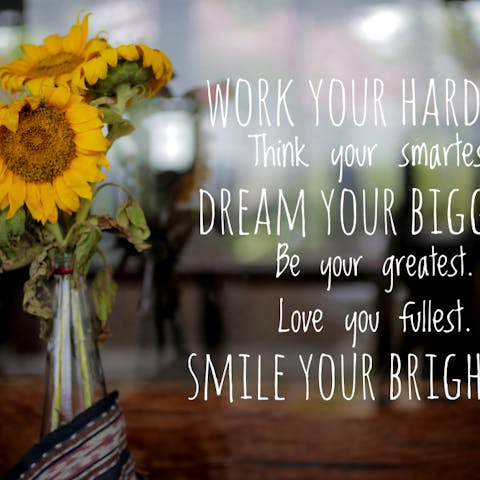 Add Motivational and Inspirational Words to Your Flower Bouquet