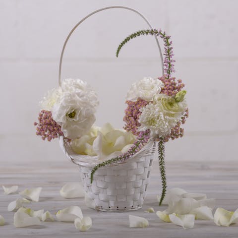 DIY With Flowers: Floral Wedding Basket